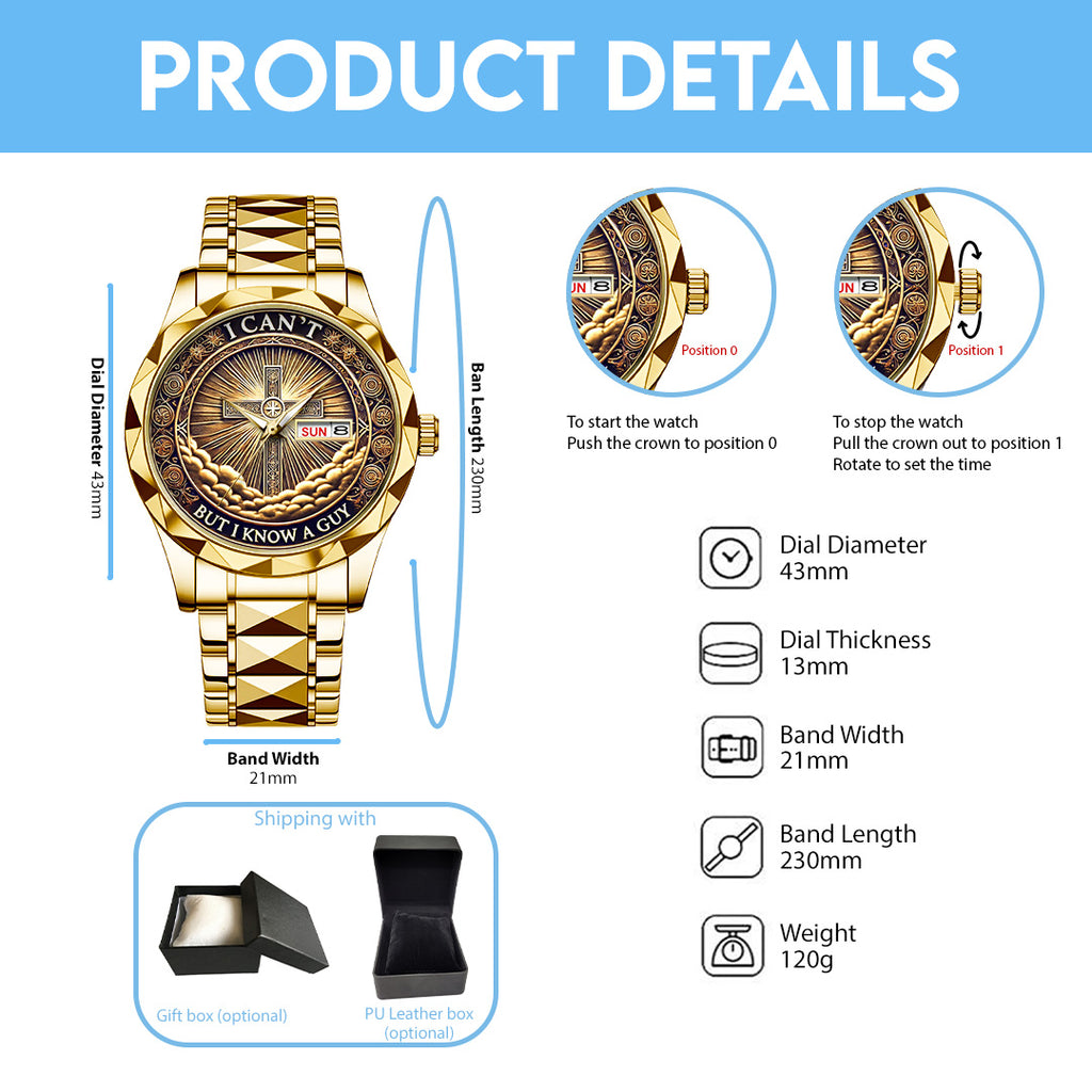 In God We Trust Alloy Luxury Quartz Watch – TANTN 14536