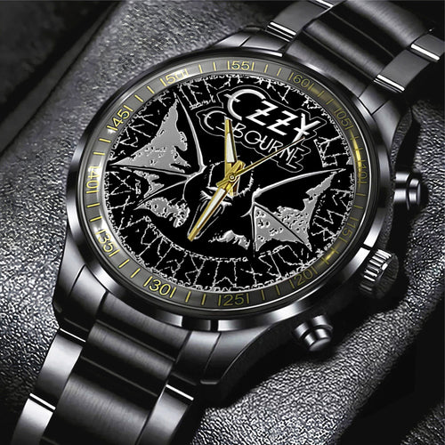 Ozzy Osbourne Black Stainless Steel Watch – TANTN 14700