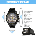 God Is Good Black Stainless Steel Watch – TANTN14721