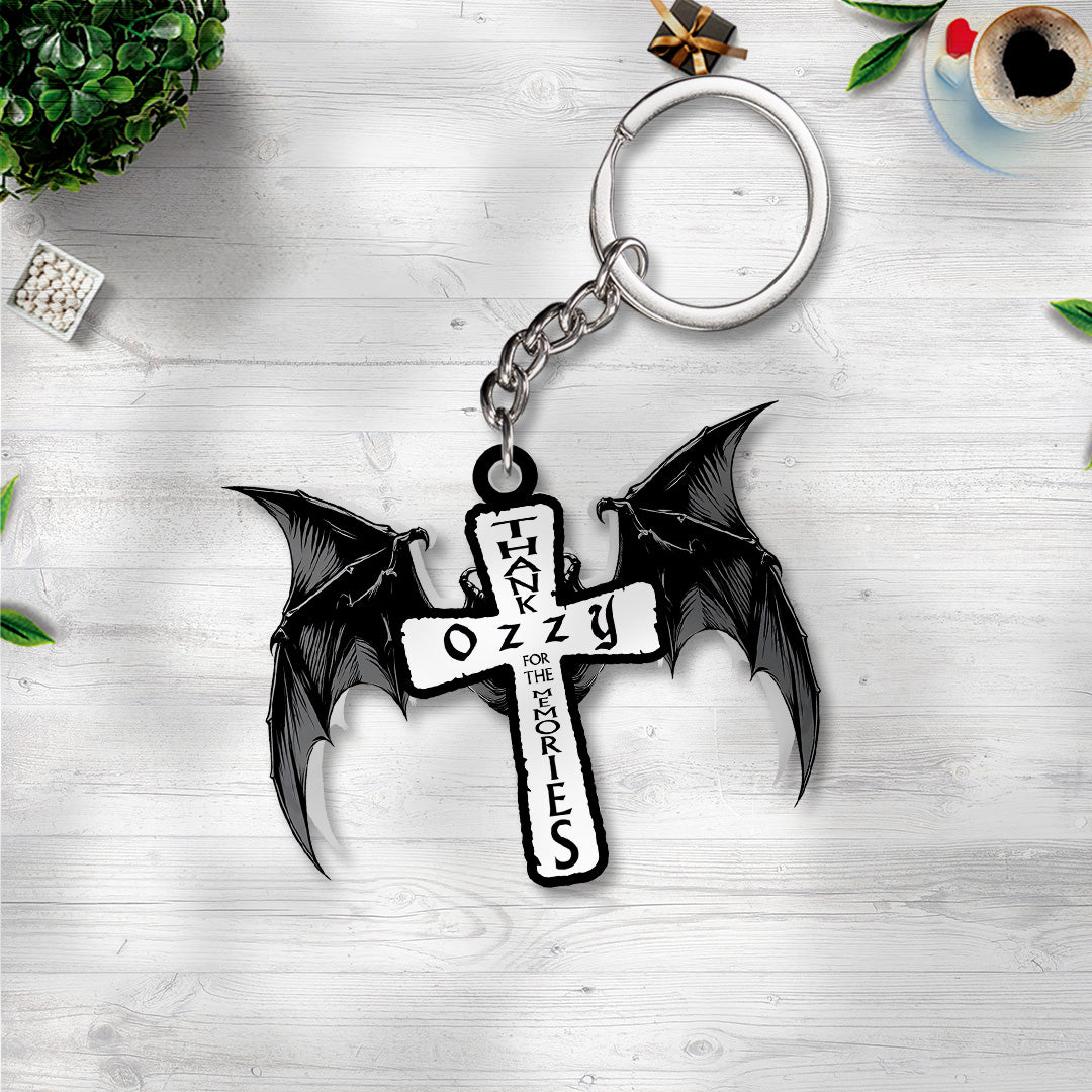 Ozzy Osbourne Custom Shape 2-sided Keychain – TANTN 14888