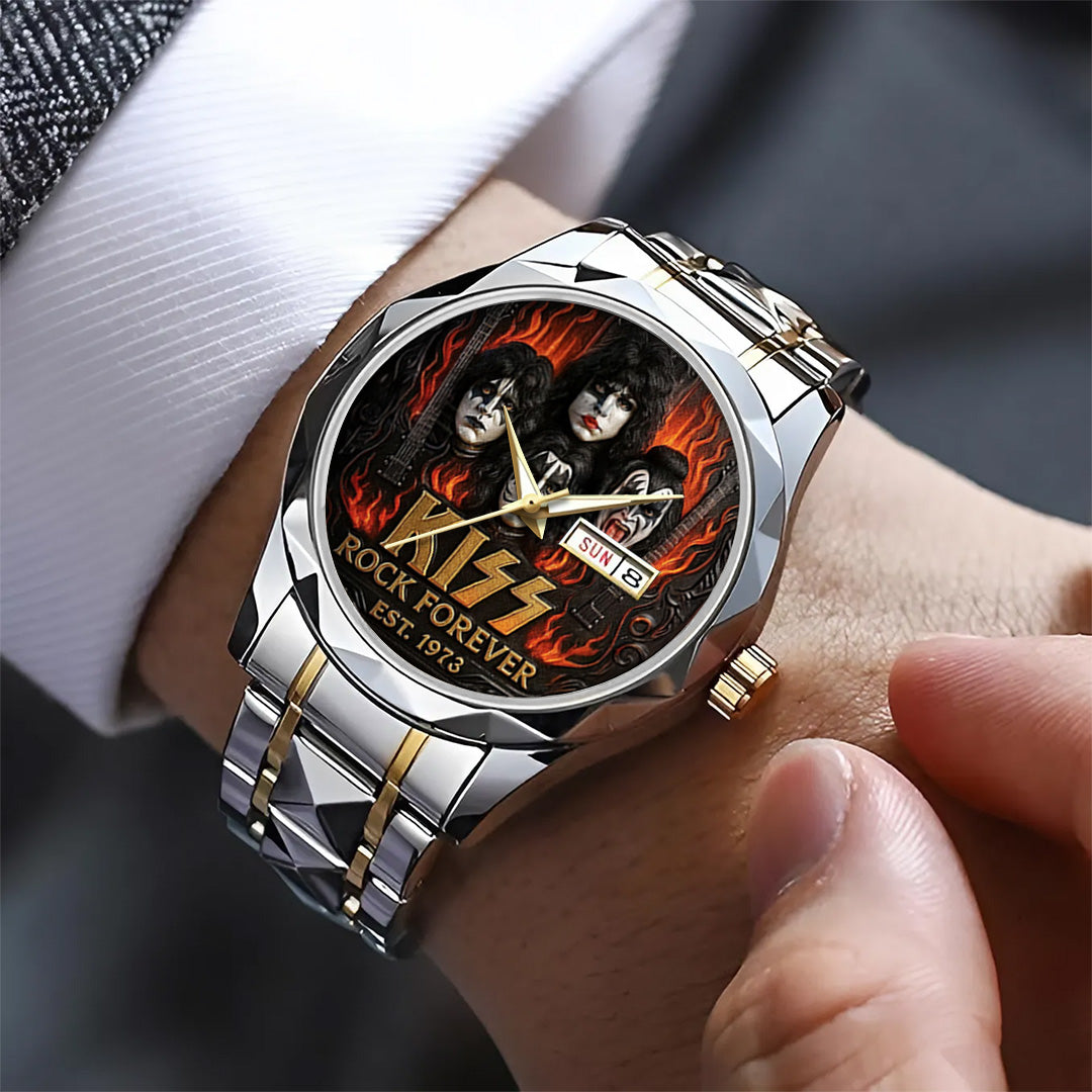 KISS Alloy Luxury Quartz Watch – TANTN 14956