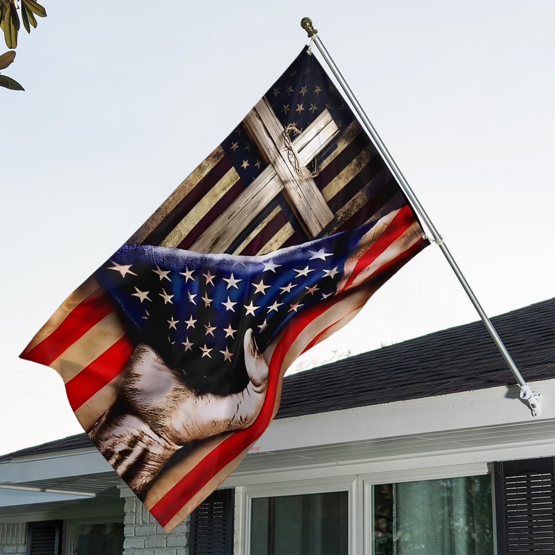 Just Have Faith 3D Double-side House Flag – TANTN 14999