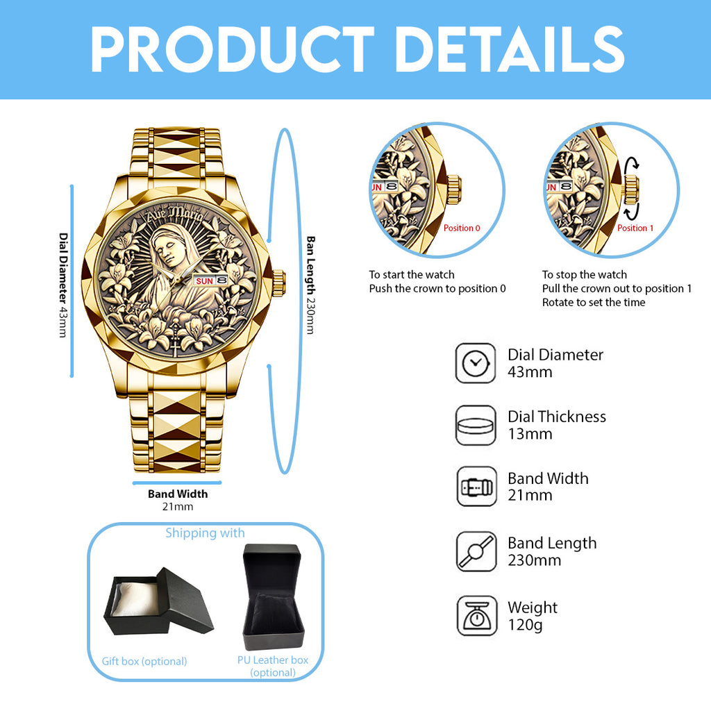 Maria Alloy Luxury Quartz Watch – TANTN 15179
