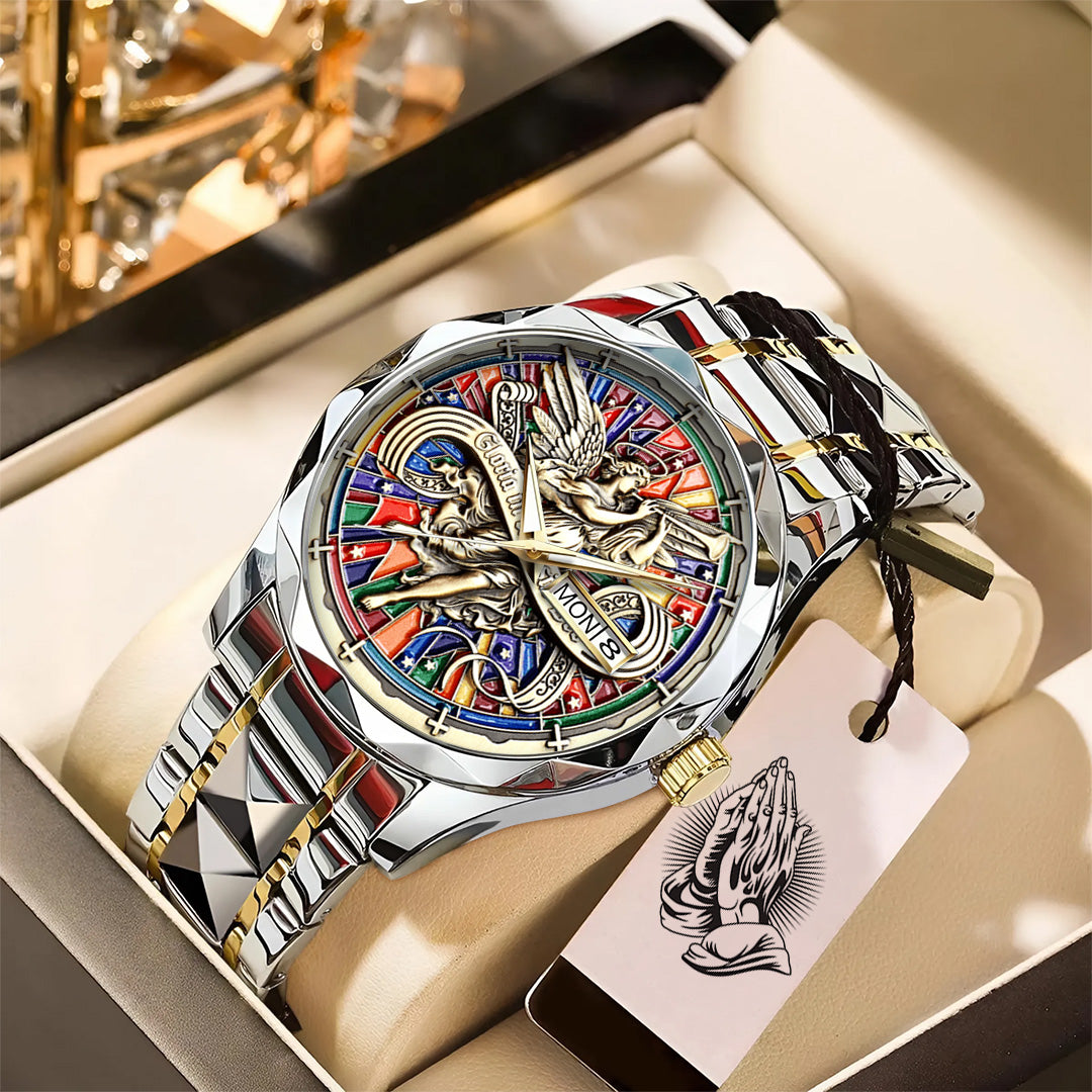 Gloria in excelsis Deo Alloy Luxury Quartz Watch – TANTN 15189
