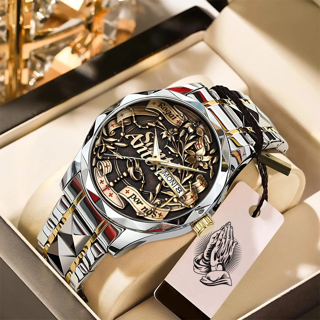 Santo Antônio Alloy Luxury Quartz Watch – TANTN 15192