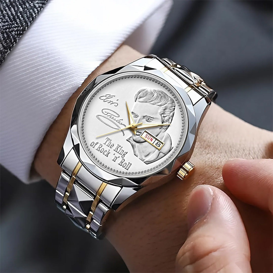 Elvis Presley Alloy Luxury Quartz Watch – TANTN15383