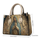 Personalized Mary, Our Mother Leather Handbag – TANTN15409