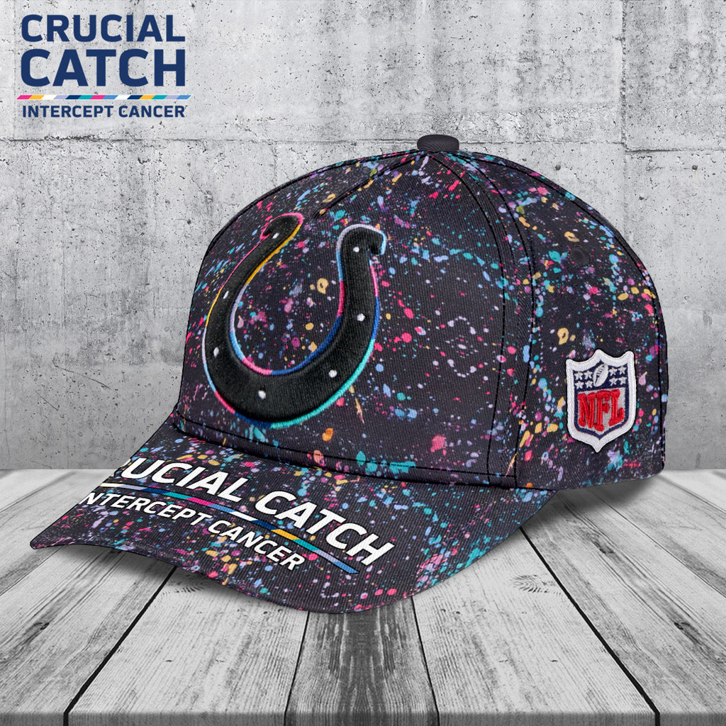 Indianapolis Colts Crucial Catch 2025 Classic Cap – TANTN15536