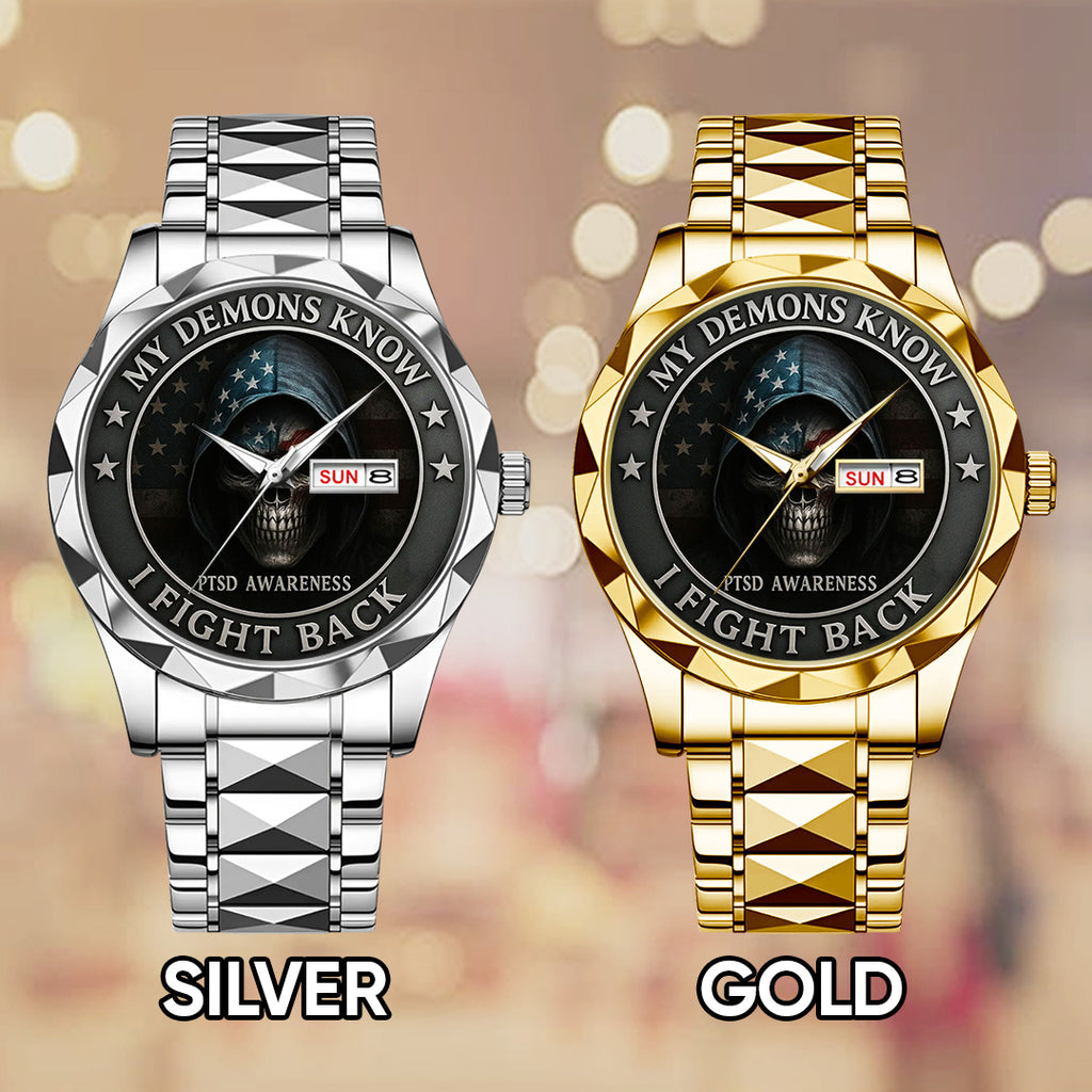 PTSD Awareness Veterans Alloy Luxury Quartz Watch – TANTN15626