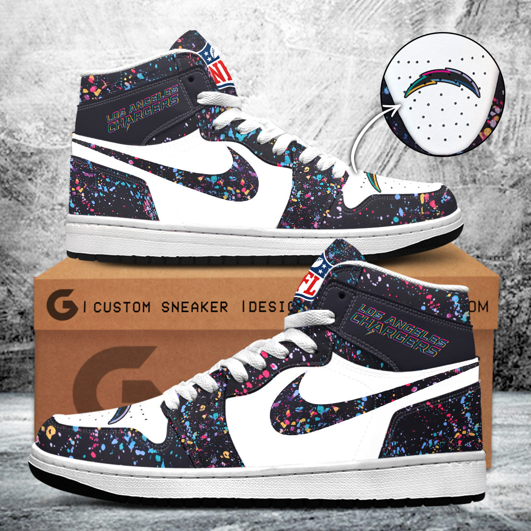 Los Angeles Chargers Crucial Catch 2025 AJ1 Sneaker – TANTN15725