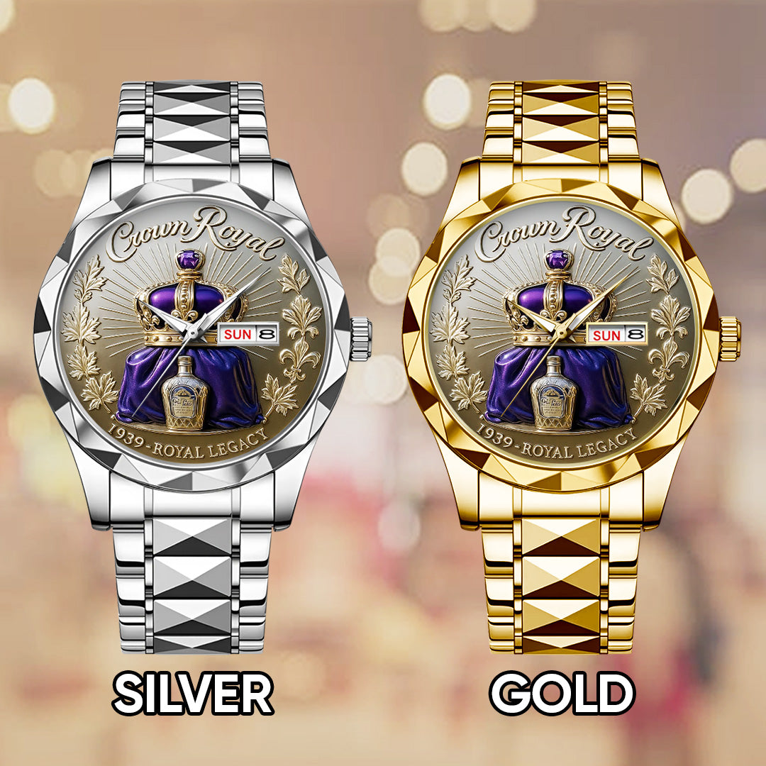 Crown Royal Alloy Luxury Quartz Watch – TANTN15866