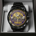 Minnesota Vikings Black Stainless Steel Watch – TANTN15903