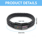 Houston Texans Crucial Catch 2025 Braided Leather Bracelet – TANTN15923