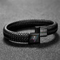 Tampa Bay Buccaneers Crucial Catch 2025 Braided Leather Bracelet – TANTN15937