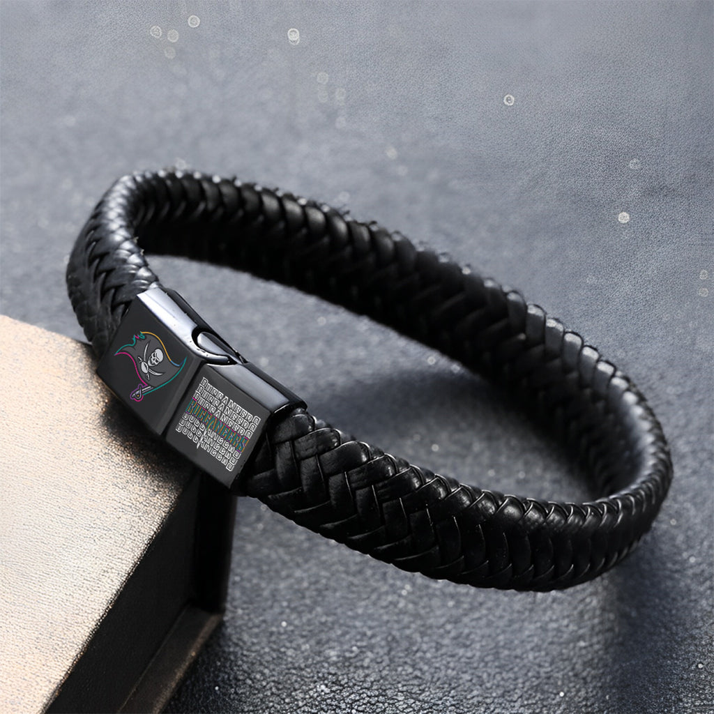 Tampa Bay Buccaneers Crucial Catch 2025 Braided Leather Bracelet – TANTN15937