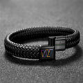Washington Commanders Crucial Catch 2025 Braided Leather Bracelet – TANTN15939