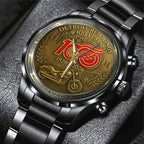 Detroit Red Wings 100th Anniversary 2026 Black Stainless Steel Watch – TANTN16095