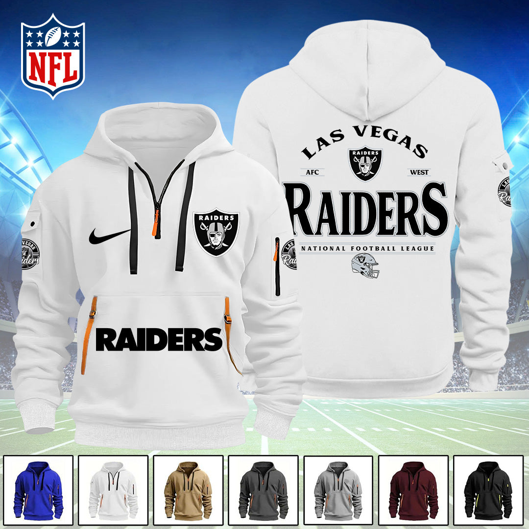 Las Vegas Raiders 2D Quarter Zip Hoodie – TANTN16118