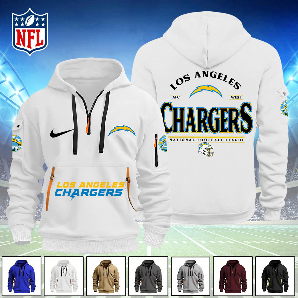 Los Angeles Chargers 2D Quarter Zip Hoodie – TANTN16119