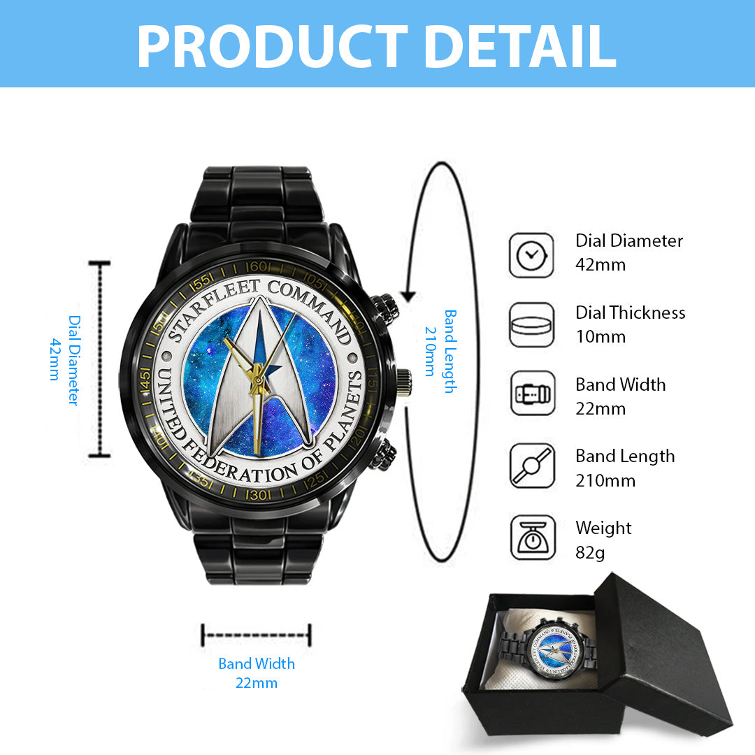 Star Trek Black Stainless Steel Watch – TANTN16275