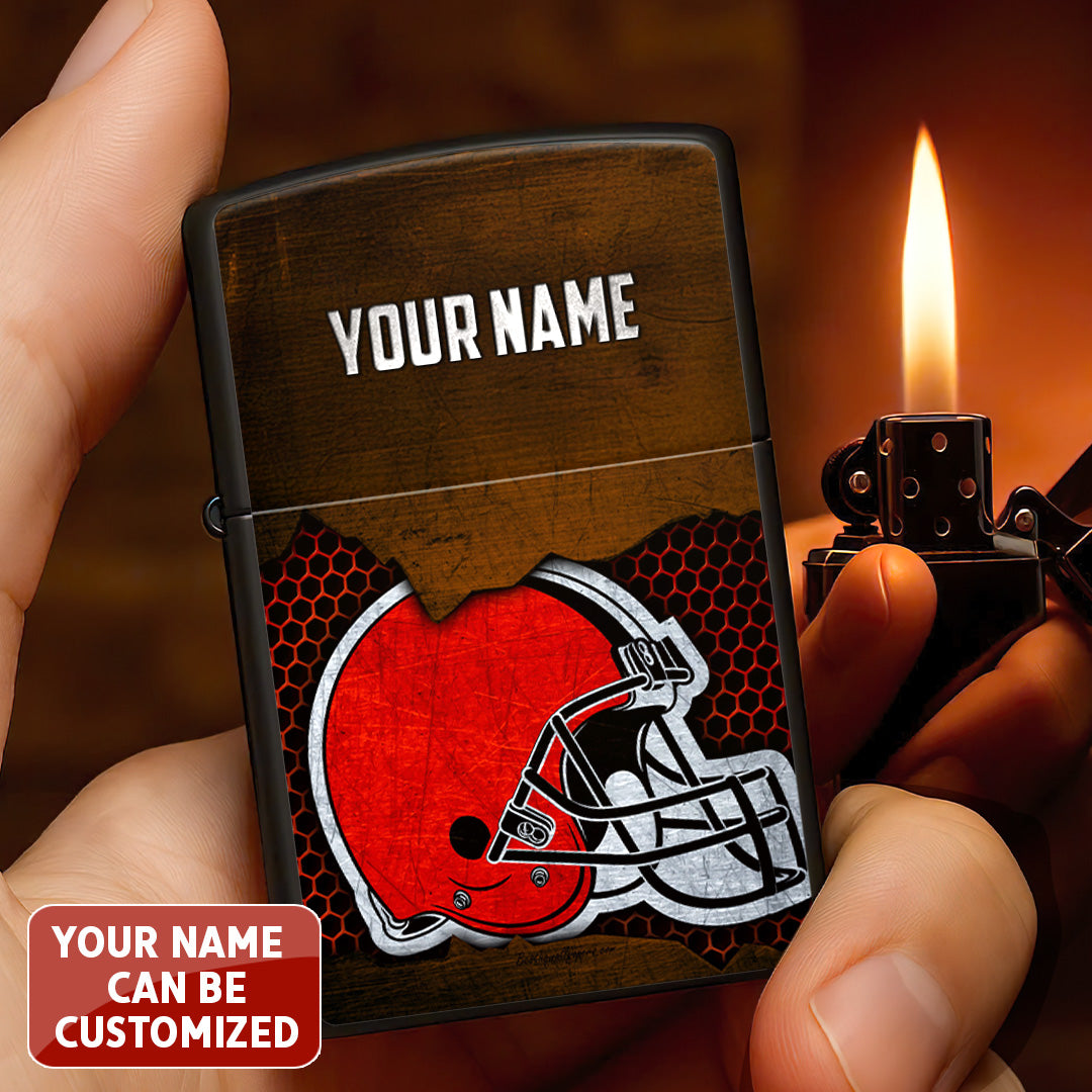 Personalized Cleveland Browns Zippo Lighter Case (No Insert) – TANTN16521