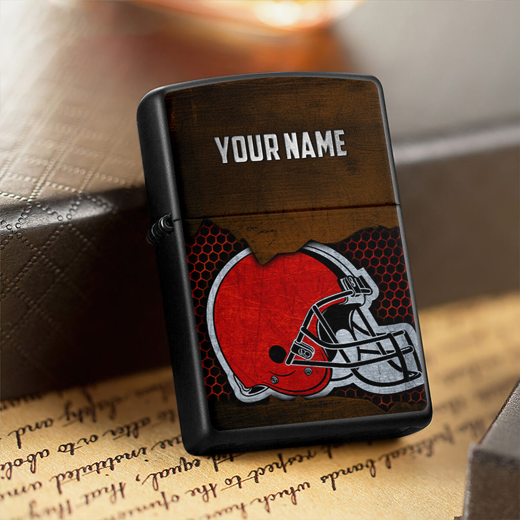 Personalized Cleveland Browns Zippo Lighter Case (No Insert) – TANTN16521