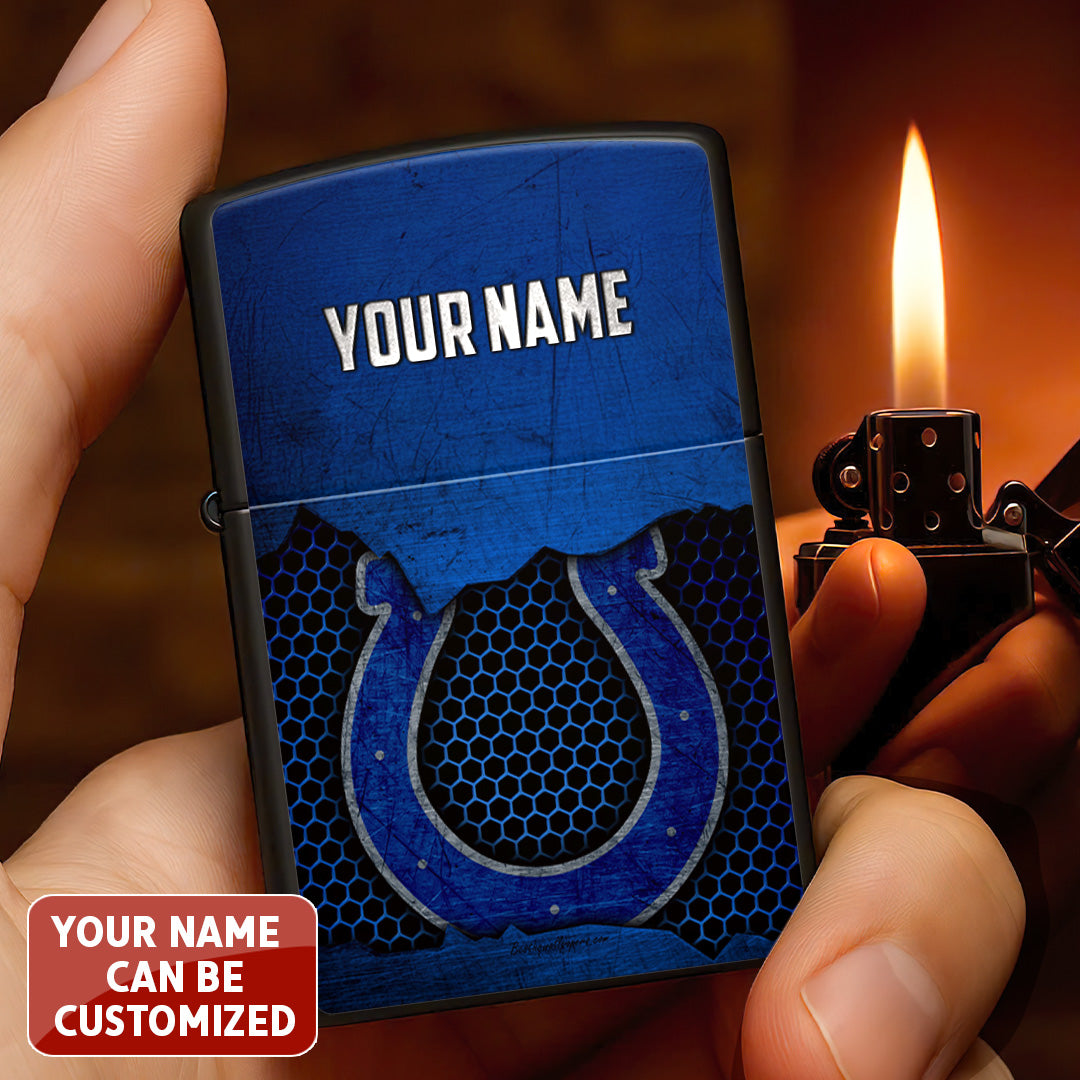 Personalized Indianapolis Colts Zippo Lighter Case (No Insert) – TANTN16527