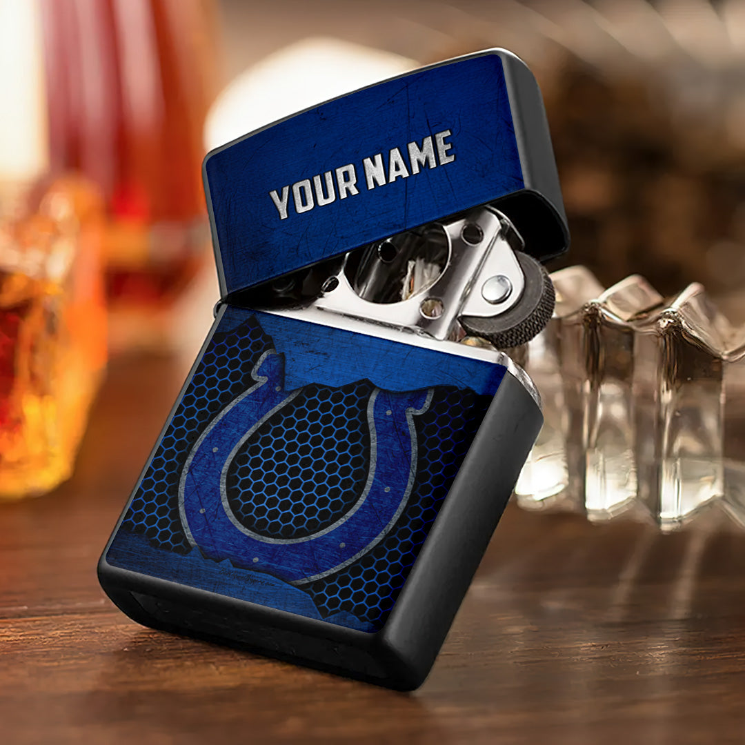 Personalized Indianapolis Colts Zippo Lighter Case (No Insert) – TANTN16527