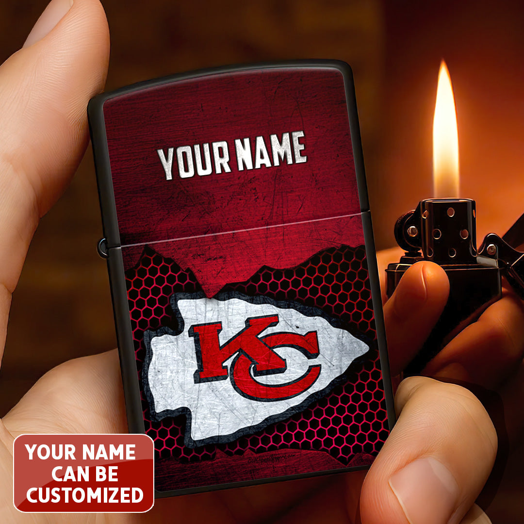 Personalized Kansas City Chiefs Zippo Lighter Case (No Insert) – TANTN16529