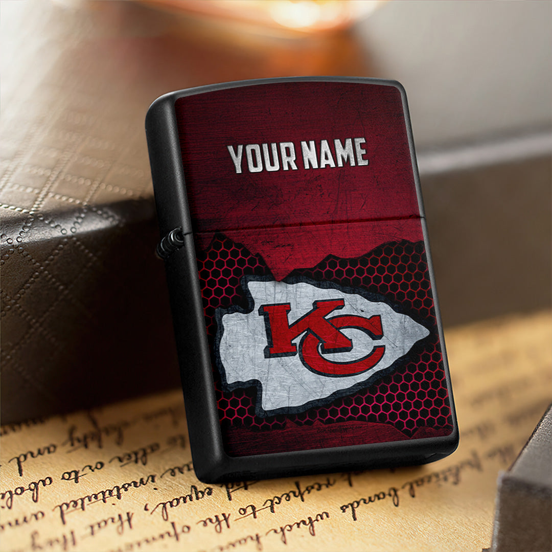 Personalized Kansas City Chiefs Zippo Lighter Case (No Insert) – TANTN16529