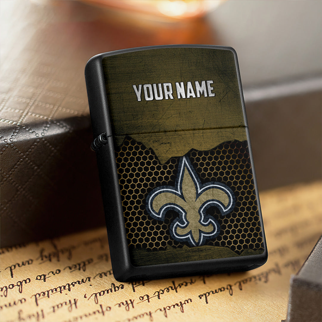 Personalized New Orleans Saints Zippo Lighter Case (No Insert) – TANTN16536