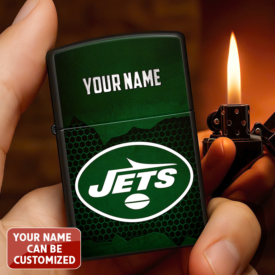 Personalized New York Jets Zippo Lighter Case (No Insert) – TANTN16538