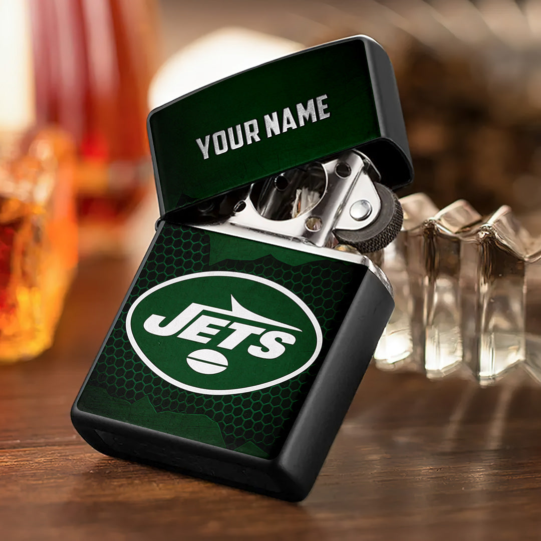 Personalized New York Jets Zippo Lighter Case (No Insert) – TANTN16538