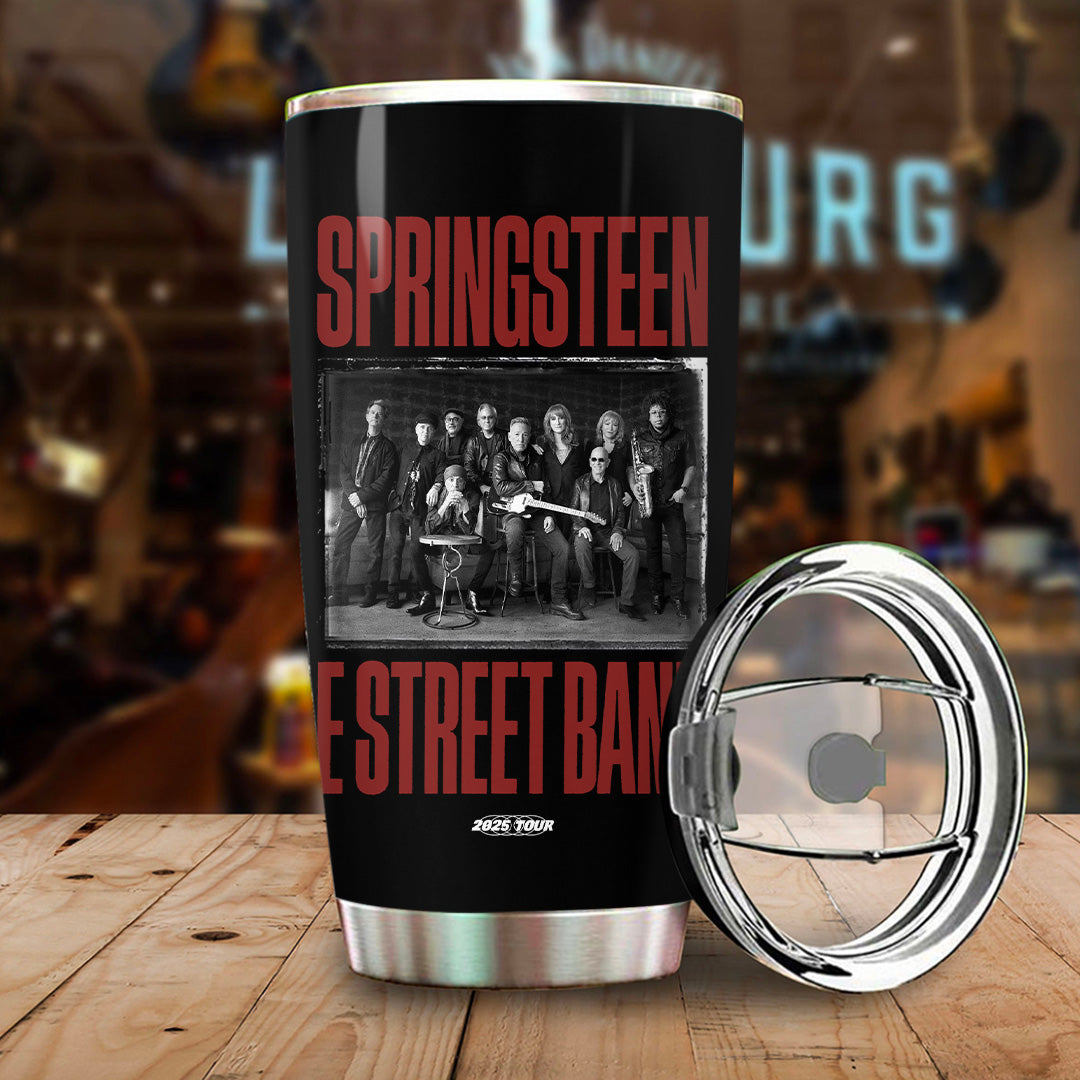 Bruce Springsteen x The E Street Band 2025 Tour Tumbler Cup – TANTN16855