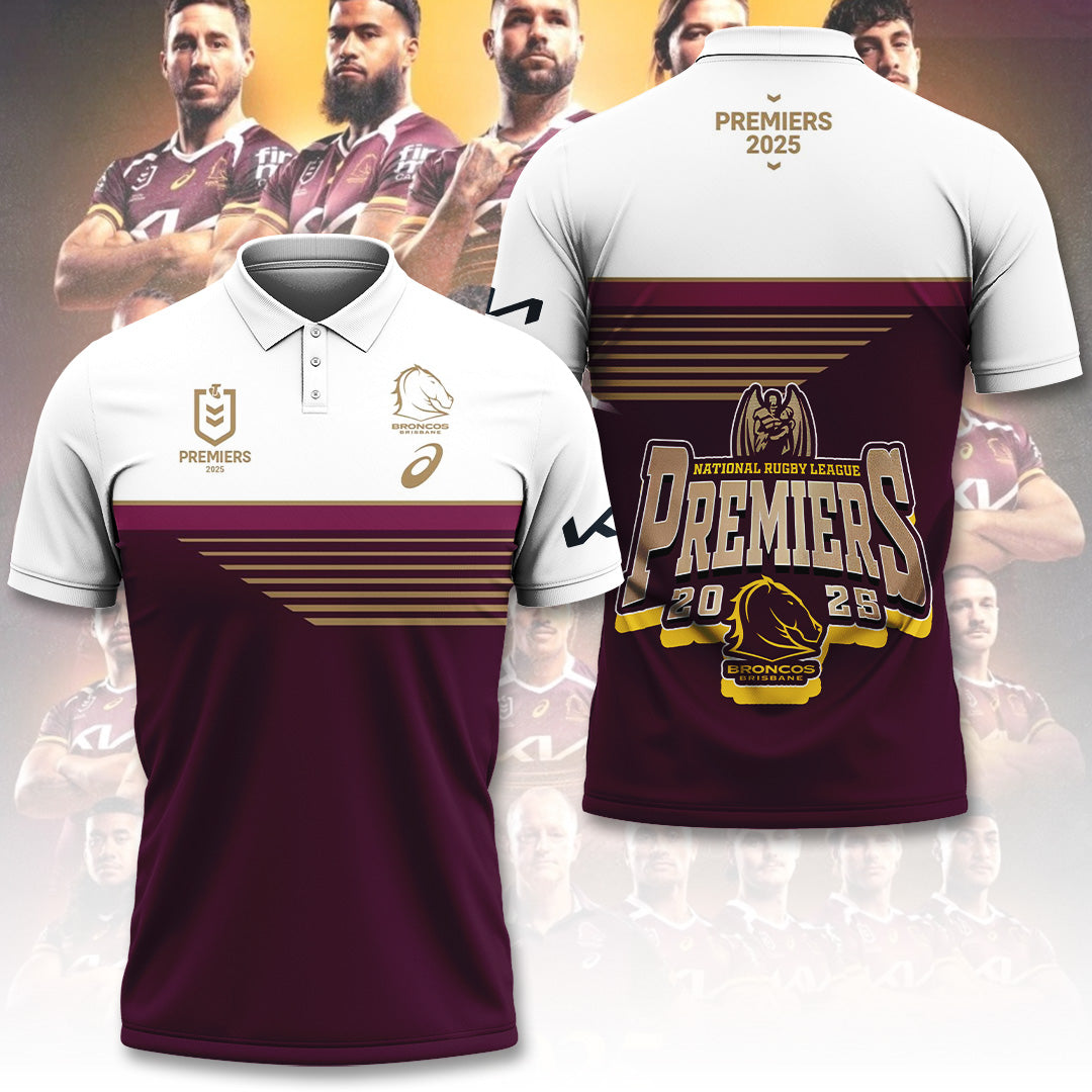 Brisbane Broncos 2025 Premiership 3D Apparel – TANTN17154