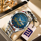 New York Giants 100th Anniversary 2025 Alloy Luxury Quartz Watch – TANTN17178
