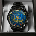 New York Giants 100th Anniversary 2025 Black Stainless Steel Watch – TANTN17179