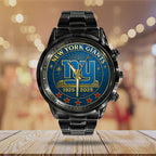 New York Giants 100th Anniversary 2025 Black Stainless Steel Watch – TANTN17179