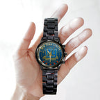 New York Giants 100th Anniversary 2025 Black Stainless Steel Watch – TANTN17179