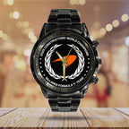McLaren Formula 1 Team 2025 Constructors' 10 Times Black Stainless Steel Watch – TANTN17189