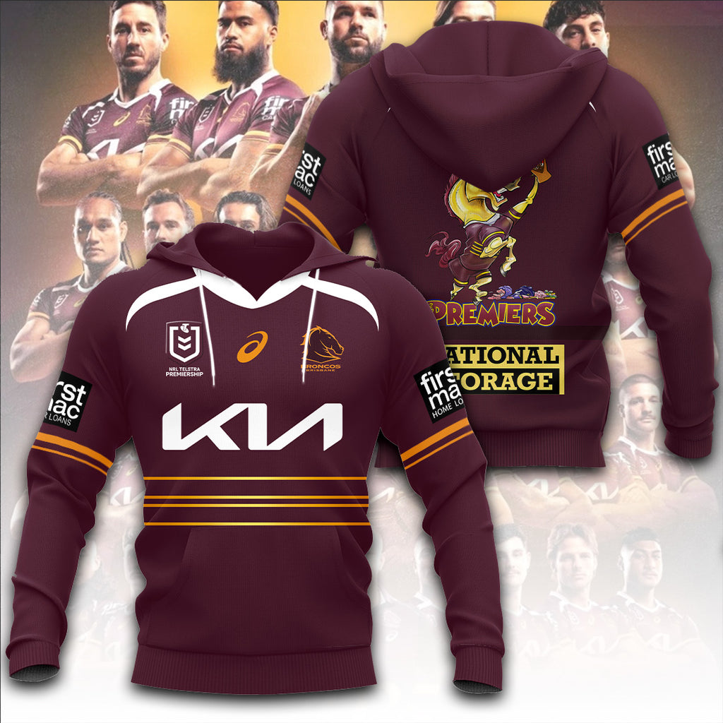 Brisbane Broncos 2025 Premiership 3D Apparel – TANTN17199
