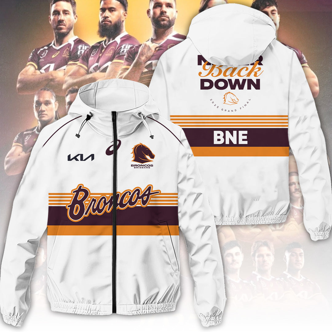 Brisbane Broncos 3D Windbreaker Jacket – TANTN17305