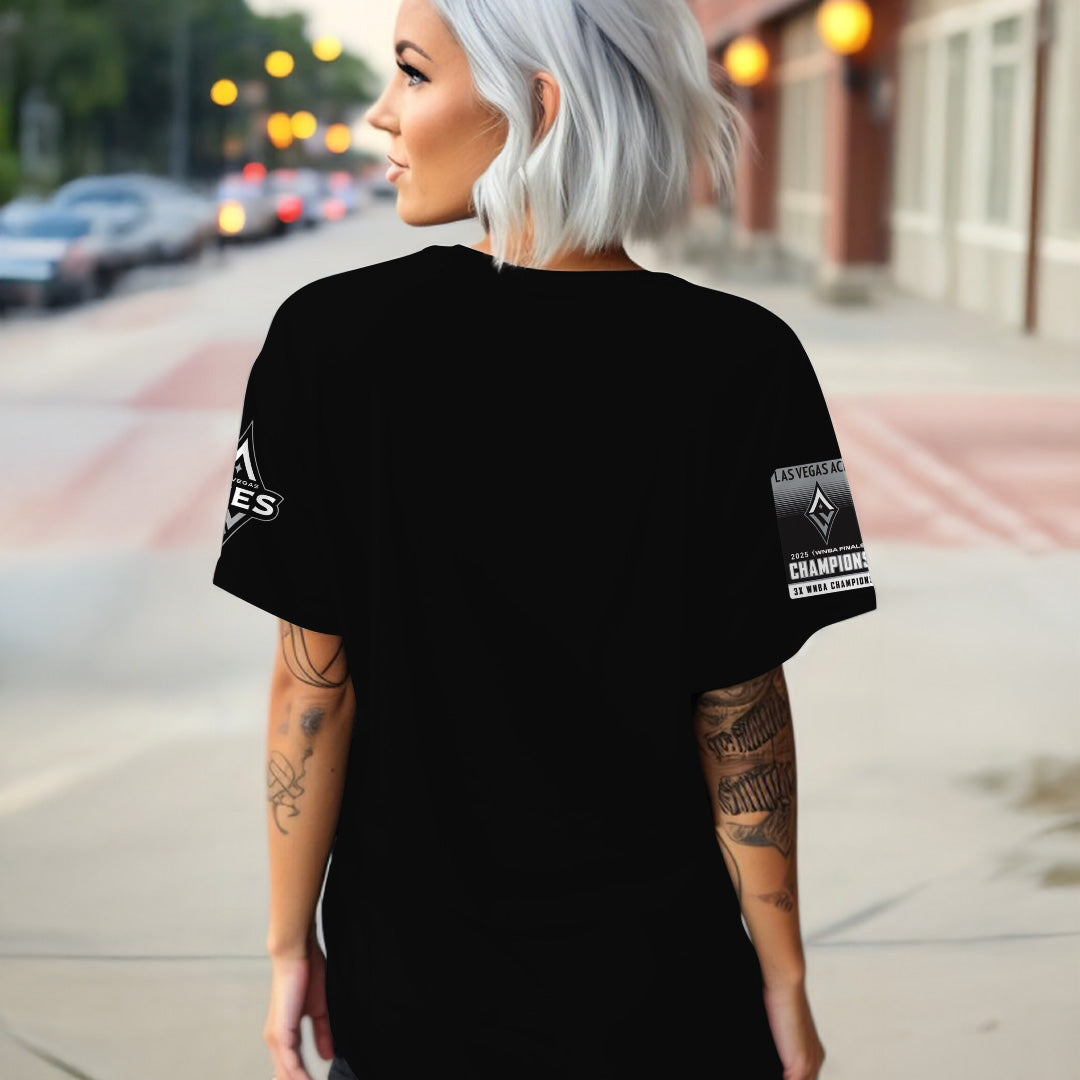 Las Vegas Aces 2025 WNBA Finals Champions 3D Apparel – TANTN17346