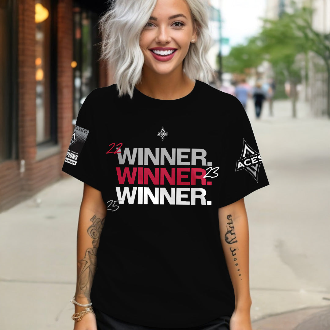 Las Vegas Aces 2025 WNBA Finals Champions 3D Apparel – TANTN17471