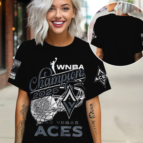 Las Vegas Aces 2025 WNBA Finals Champions 3D Apparel – TANTN17472
