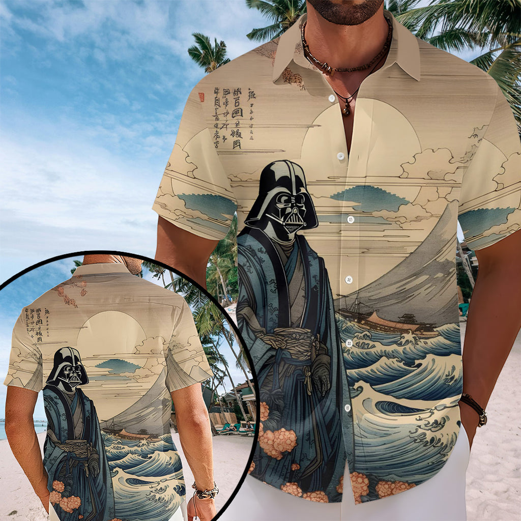 Star Wars Short Sleeve Button-Down Shirt – TANTN17552