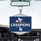 Los Angeles Dodgers 2025 National League Champions Custom shape 2-sided Acrylic Car Ornament – TANTN17586
