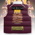 Brisbane Broncos 2025 Premiership 3D Sleeveless Down Jacket – TANTN17700