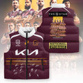 Brisbane Broncos 2025 Premiership 3D Sleeveless Down Jacket – TANTN17700
