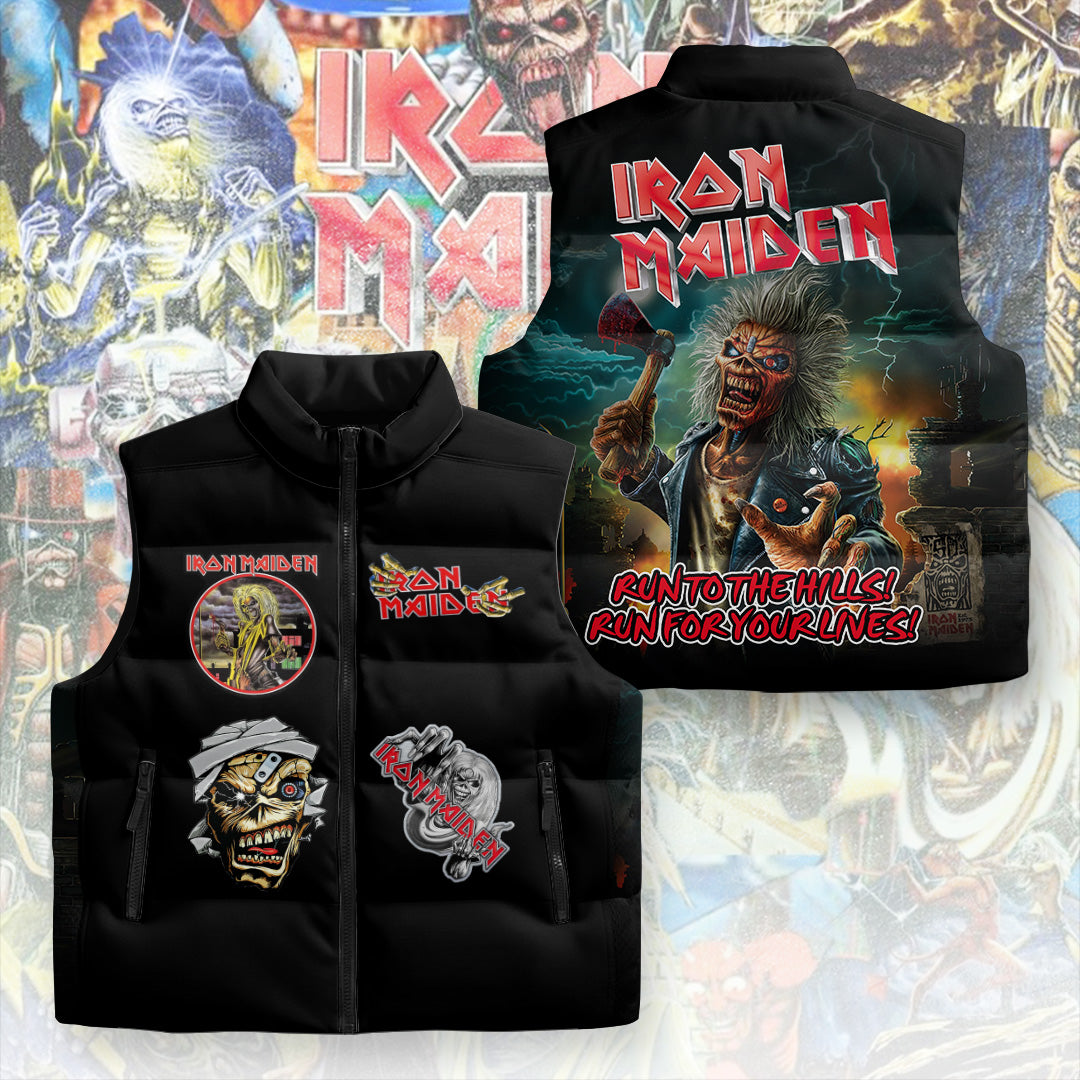 Iron Maiden 3D Sleeveless Down Jacket – TANTN17721